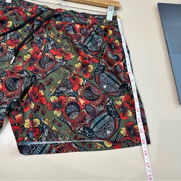 Jared Lang Printed Swim Trunks Shorts Men’s Size Medium - Picture 11 of 14